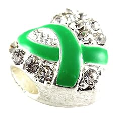 Green ribbon heart for sale  Delivered anywhere in USA 