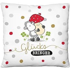 Sheepworld plüschkissen motiv gebraucht kaufen  Wird an jeden Ort in Deutschland