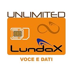 Lundax sim illimitata usato  Spedito ovunque in Italia 