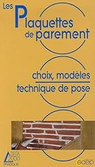 Plaquettes parement choix d'occasion  Livré partout en France