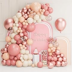 Pink balloon garland for sale  Delivered anywhere in UK