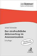 Strafrechtliche aktenvortrag i gebraucht kaufen  Wird an jeden Ort in Deutschland