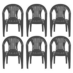Plastic garden chairs for sale  Delivered anywhere in UK