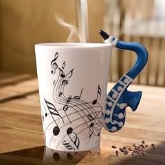 Keramik kaffeetasse saxophon gebraucht kaufen  Wird an jeden Ort in Deutschland