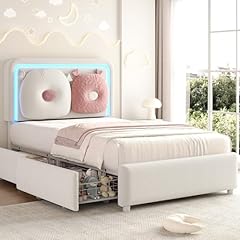 Twin boucle upholstered for sale  Delivered anywhere in USA 