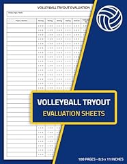 Volleyball tryout evaluation for sale  Delivered anywhere in USA 