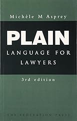 Plain language lawyers for sale  Delivered anywhere in UK
