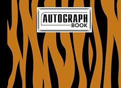 Autograph book tiger for sale  Delivered anywhere in UK