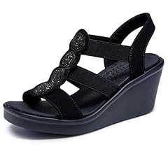 Skechers women wedge for sale  Delivered anywhere in UK