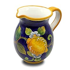 Italian ceramic pitcher for sale  Delivered anywhere in USA 