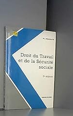 Droit travail sécurité d'occasion  Livré partout en France