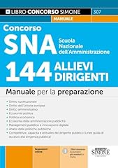 Concorso sna scuola usato  Spedito ovunque in Italia 