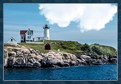 Nubble lighthouse fabric for sale  Delivered anywhere in USA 