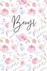 Beryl notebook floral for sale  Delivered anywhere in UK