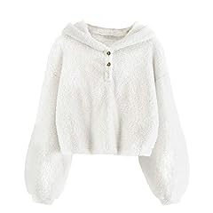 Girl fuzzy hoodies for sale  Delivered anywhere in USA 