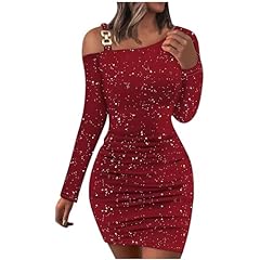 Zeiayuas sequined bodycon for sale  Delivered anywhere in UK