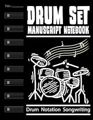 Drum set manuscript for sale  Delivered anywhere in USA 