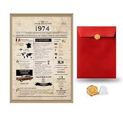 Affiche rétro anniversaire d'occasion  Livré partout en France