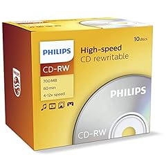 Philips cdrw 10pk for sale  Delivered anywhere in Ireland