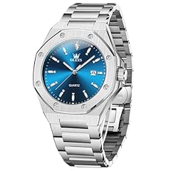 Olevs blue silver for sale  Delivered anywhere in USA 