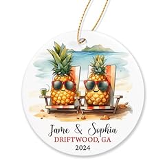 Couple pineapple ornament for sale  Delivered anywhere in USA 