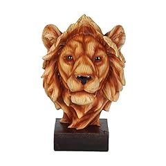 Wood effect lion for sale  Delivered anywhere in UK