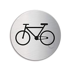 Cartello bicicletta targhette usato  Spedito ovunque in Italia 