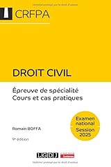 Droit civil crfpa d'occasion  Livré partout en France