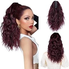 Maysa burgundy ponytail for sale  Delivered anywhere in USA 