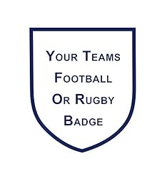 Football rugby badge for sale  Delivered anywhere in Ireland