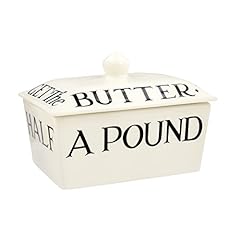 Used, Emma Bridgewater Black Toast Small Butter Dish With for sale  Delivered anywhere in UK