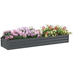 Outsunny galvanised raised for sale  Delivered anywhere in UK