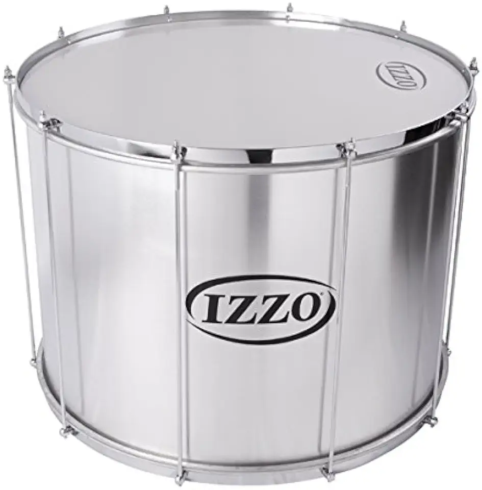 Izzo Percusion Brasil IZ7993 Surdo 24 inch x 45 cm aluminium Izzo 10-div, standaardkleur tweedehands  