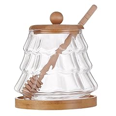 Glass honey pot for sale  Delivered anywhere in UK