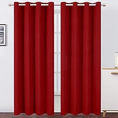 Lemomo red curtains for sale  Delivered anywhere in USA 