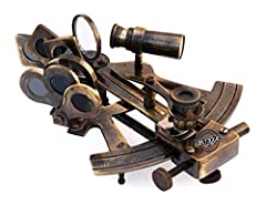 Brass sextant antique for sale  Delivered anywhere in Ireland