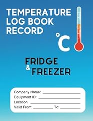 Fridge temperature log for sale  Delivered anywhere in USA 