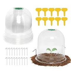 Vumdua Cloche Garden Dome, 6 Pack Plant Covers, Clear, used for sale  Delivered anywhere in USA 