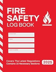 Fire safety log for sale  Delivered anywhere in UK