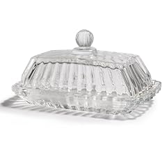 Glass butter dish for sale  Delivered anywhere in USA 