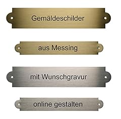 Gemäldeschild messing gravur gebraucht kaufen  Wird an jeden Ort in Deutschland