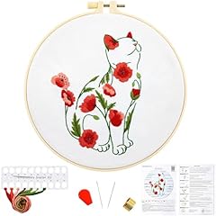 Crafmanoe cat embroidery for sale  Delivered anywhere in USA 