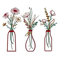 Pieces metal vase for sale  Delivered anywhere in USA 