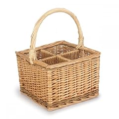 Red hamper wicker for sale  Delivered anywhere in Ireland