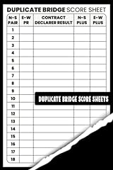 Duplicate bridge score for sale  Delivered anywhere in USA 