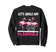 Christmas flamingo sweatshirt for sale  Delivered anywhere in UK