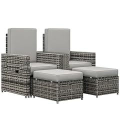 Outsunny 5pc rattan for sale  Delivered anywhere in UK