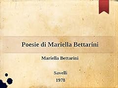 Poesie mariella bettarini usato  Spedito ovunque in Italia 
