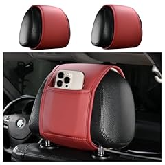 2pcs leather headrest for sale  Delivered anywhere in USA 