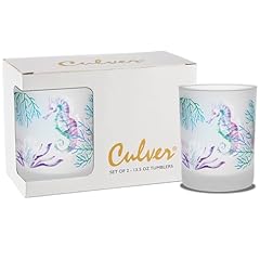 Culver decorated frosted for sale  Delivered anywhere in USA 